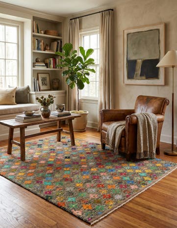 5' 6 x 7' 10 Hand Knotted Balouch Wool Rug