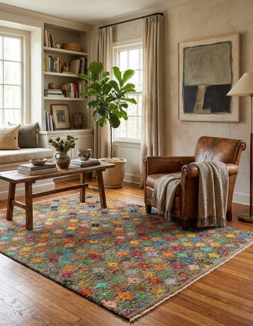 5' 6 x 7' 10 Hand Knotted Balouch Wool Rug
