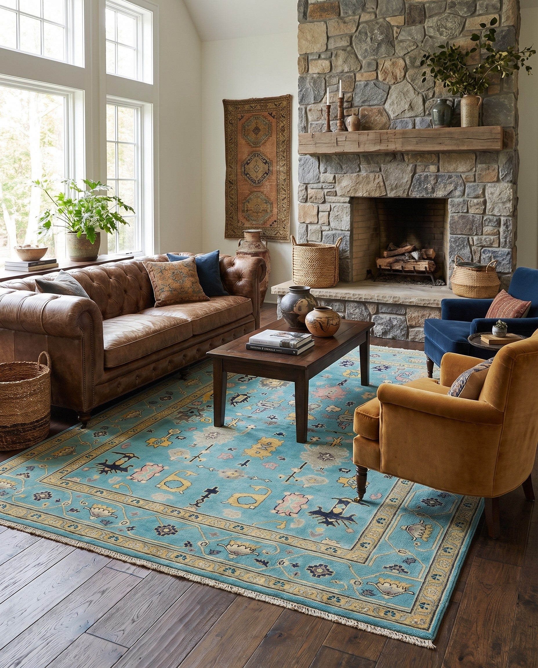 5' 8 x 7' 10 Hand Knotted Kazak Rug