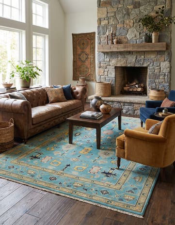 5' 8 x 7' 10 Hand Knotted Kazak Rug