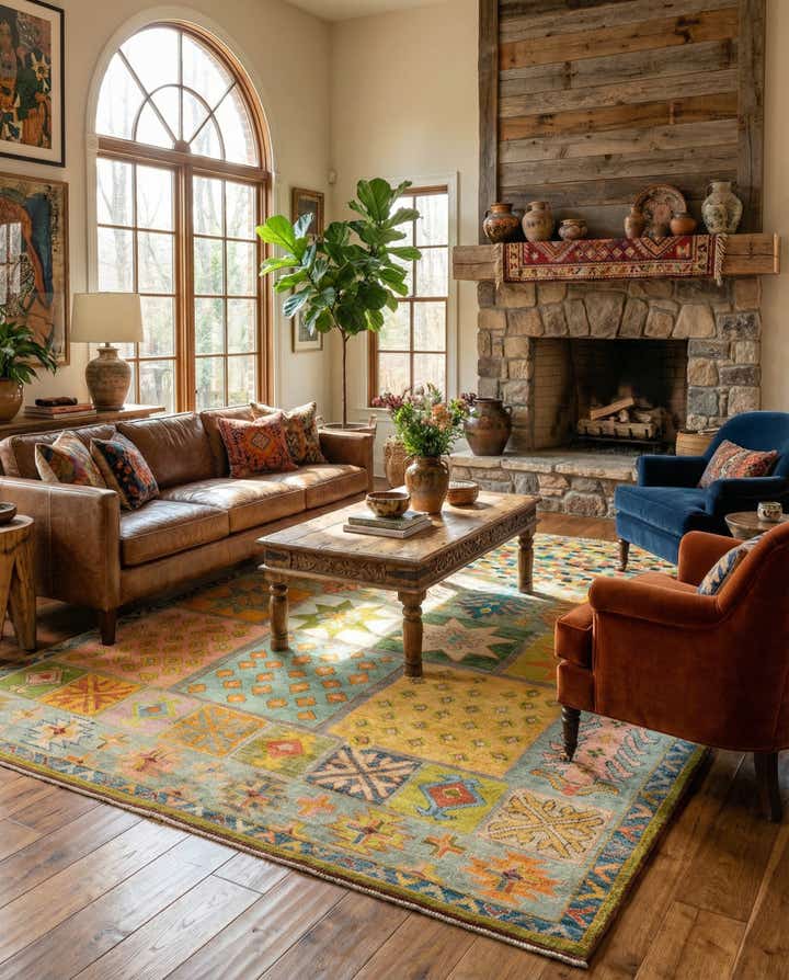 8' 7 x 10' 4 Hand Knotted Balouch Wool Rug