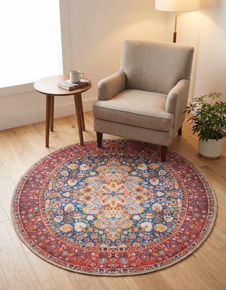 Detail image of 3' 6 x 3' 6 Timeless Round Rug