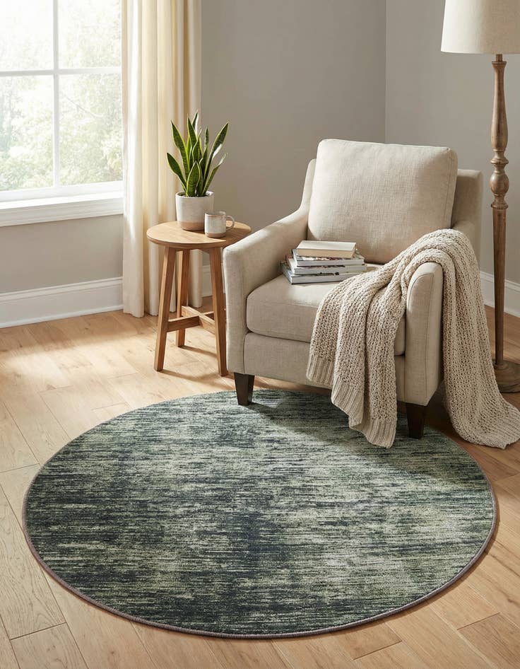 Detail image of 3' 6 x 3' 6 Asha Round Rug