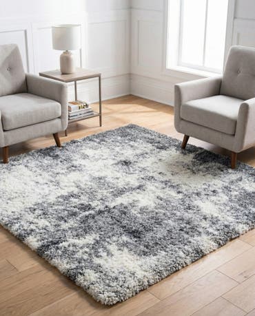  5' x 5' Soft Touch Shag Square Rug