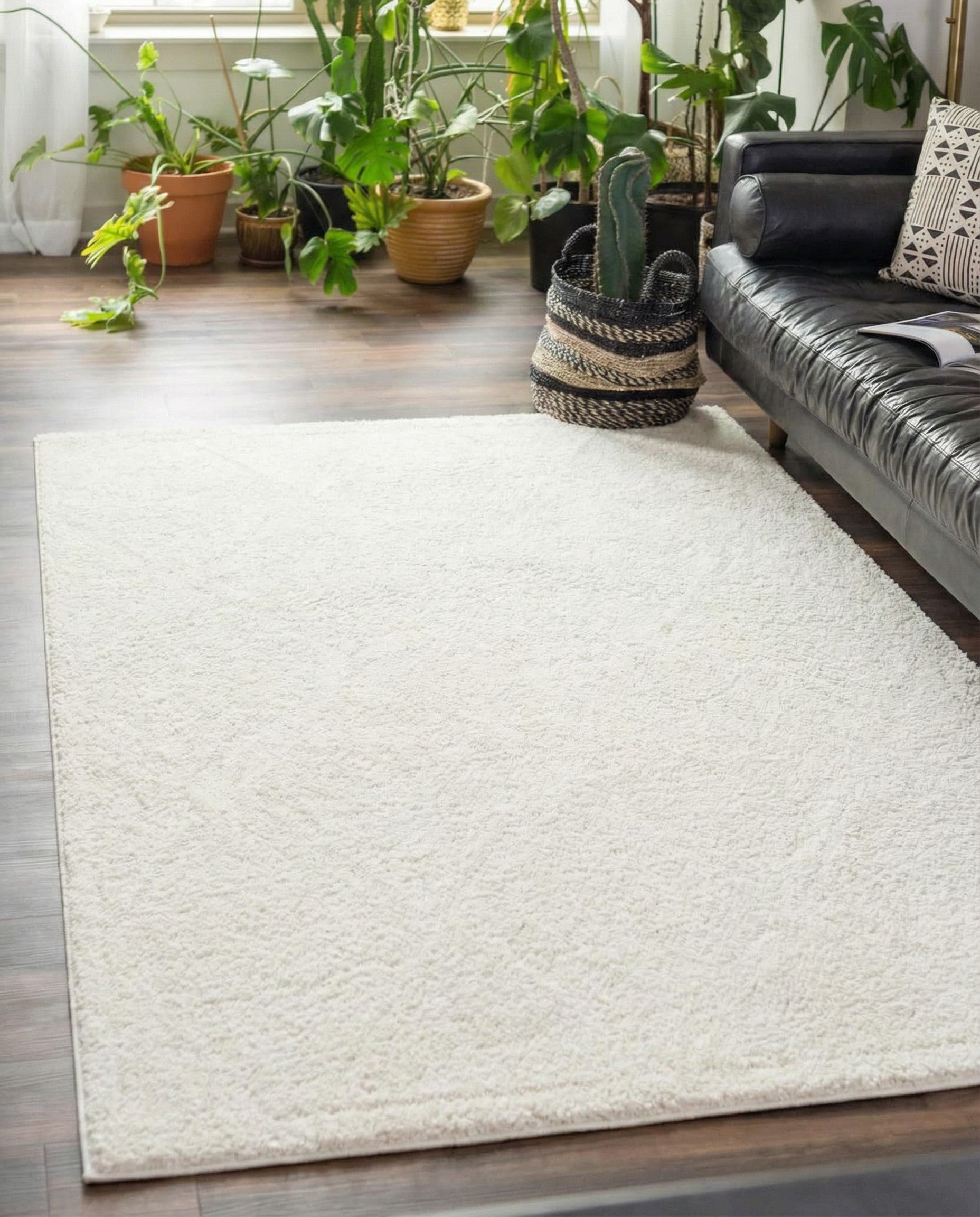 4' x 6' Trellis Shag Rug