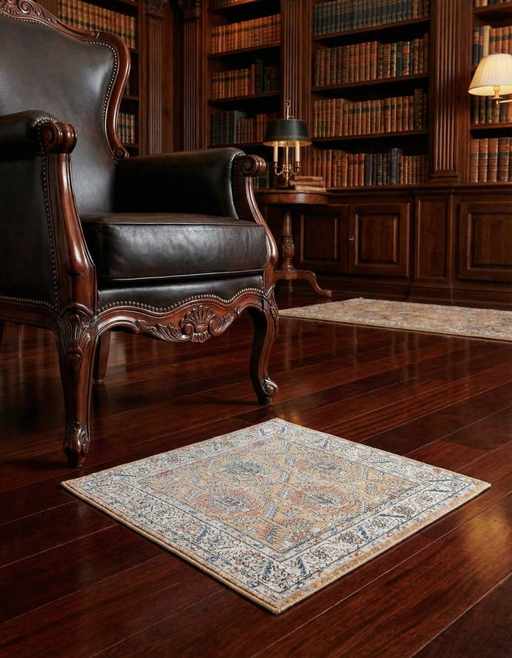 Detail image of 1' 4 x 1' 4 Nyla Sample Rug