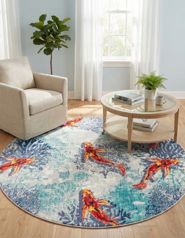 Ariel Round Rug