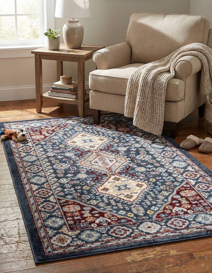 Detail image of 3' 3 x 5' 3 Kamala Washable Rug