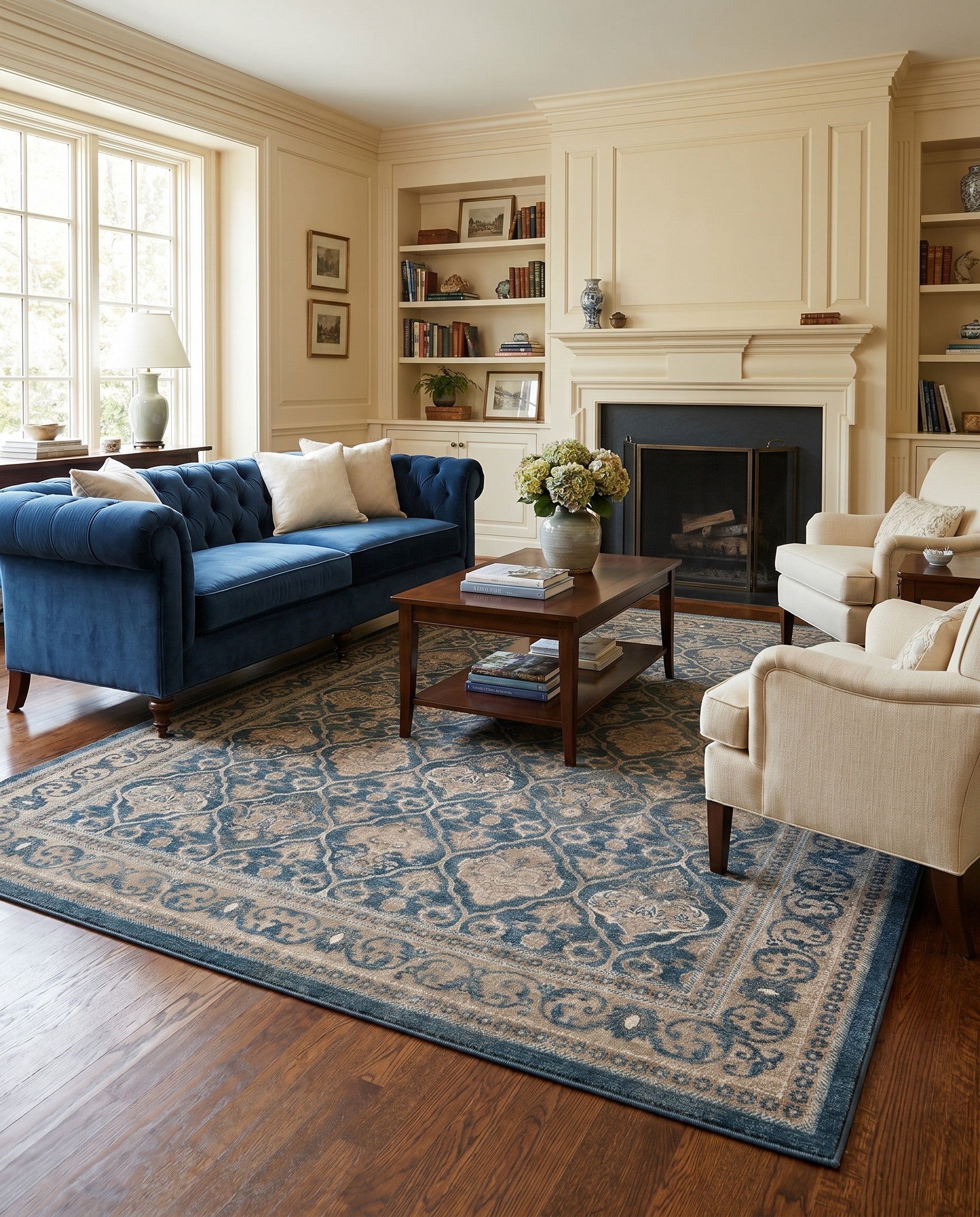 Light Blue Viola Rug
