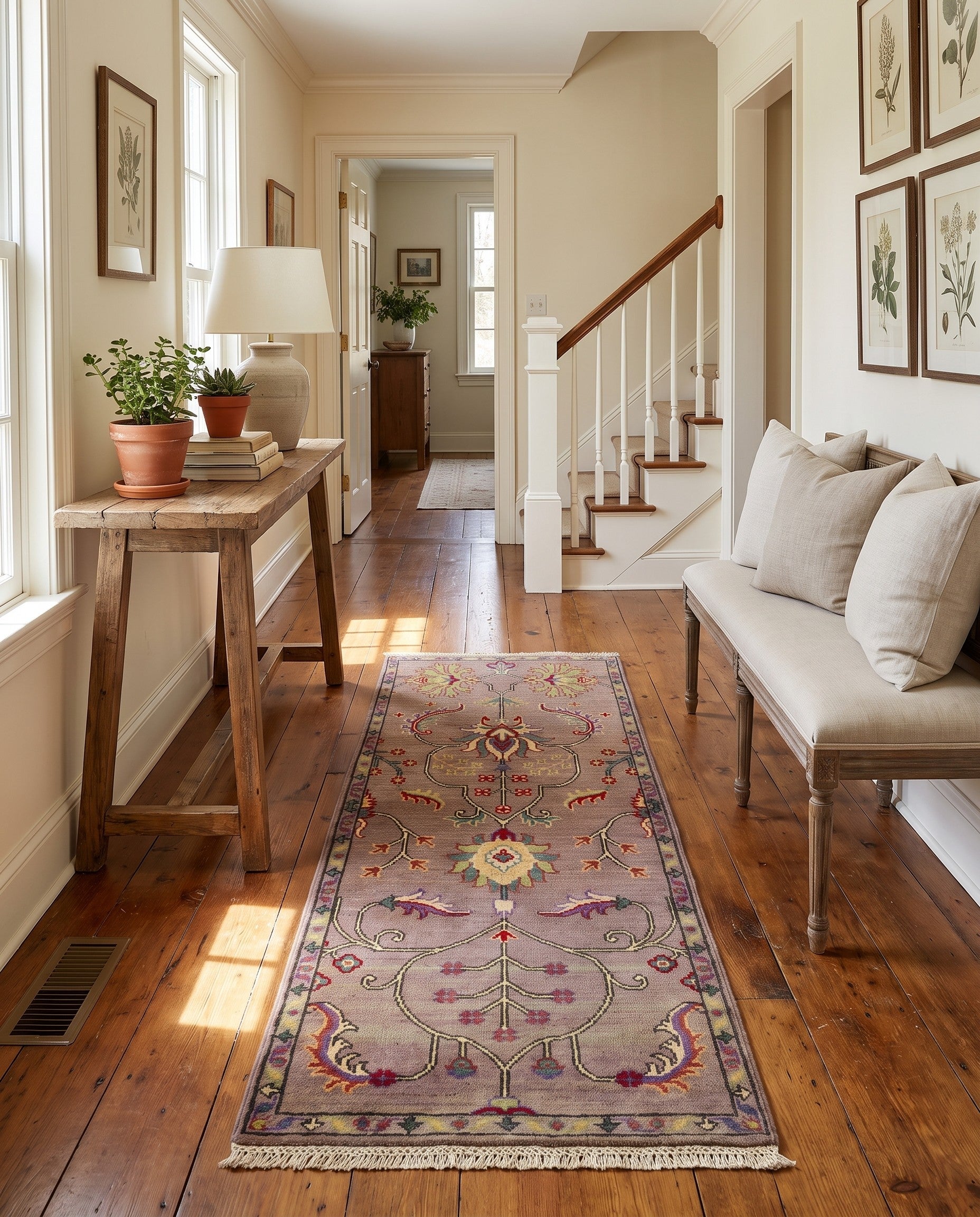2' 2 x 5' 9 Hand Knotted Kazak Runner Rug