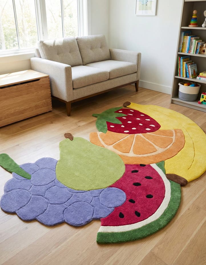 5' 5 x 8' Happy Rugs Fruit Salad ...