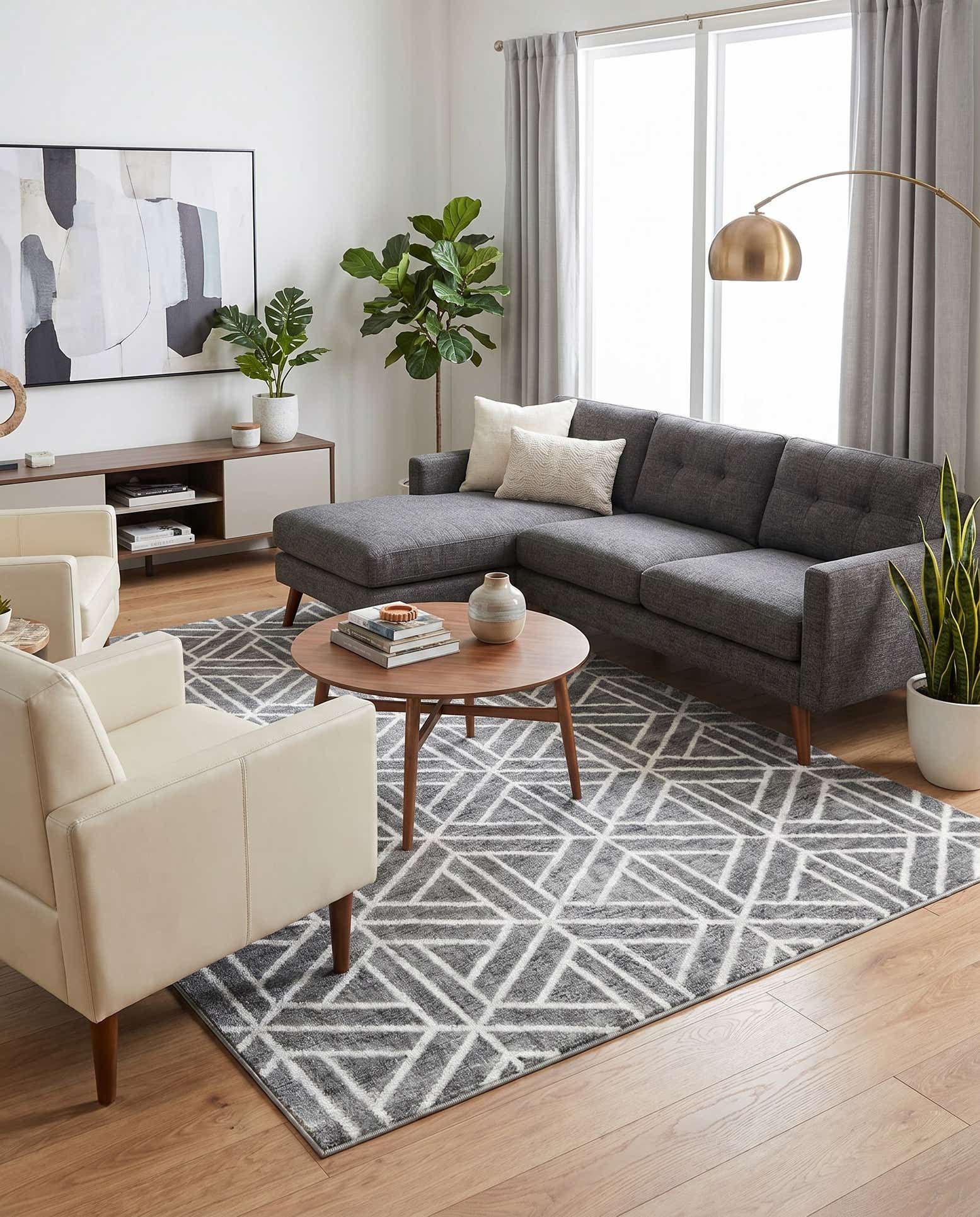 8' x 10' Lattice Trellis Rug
