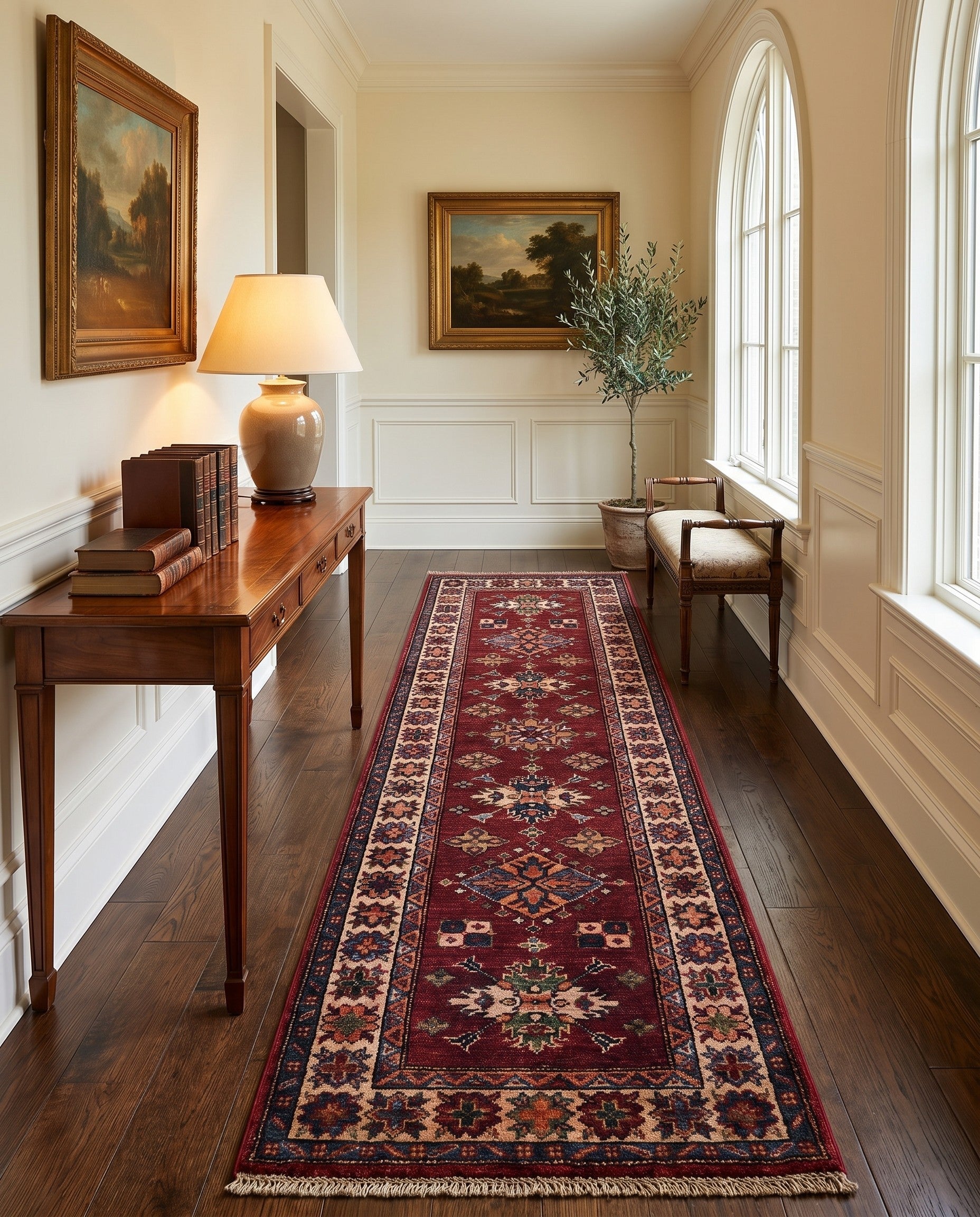 2' 1 x 6' 1 Hand Knotted Kazak Runner Rug