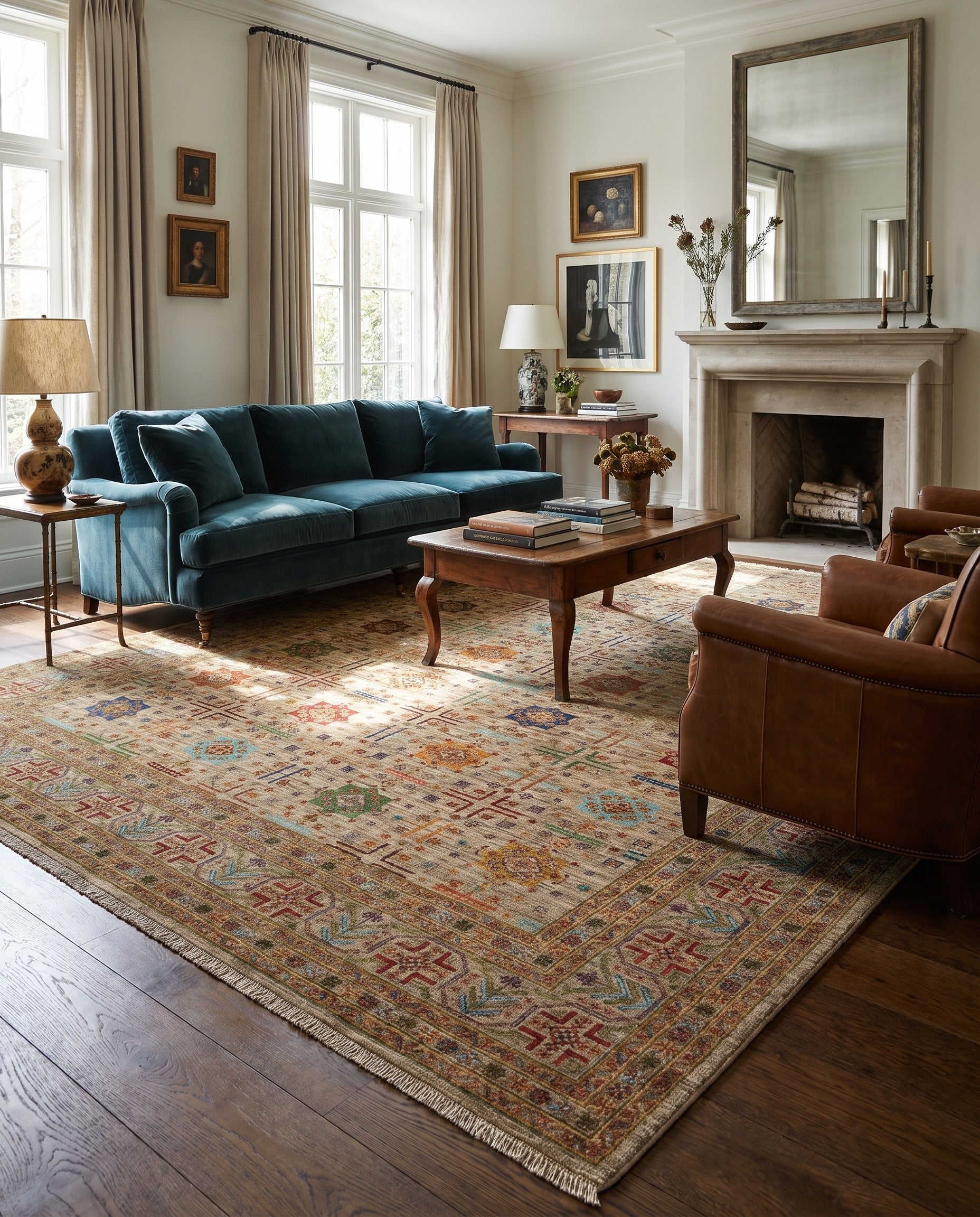 8' 4 x 9' 8 Hand Knotted Ariana Ziegler Rug