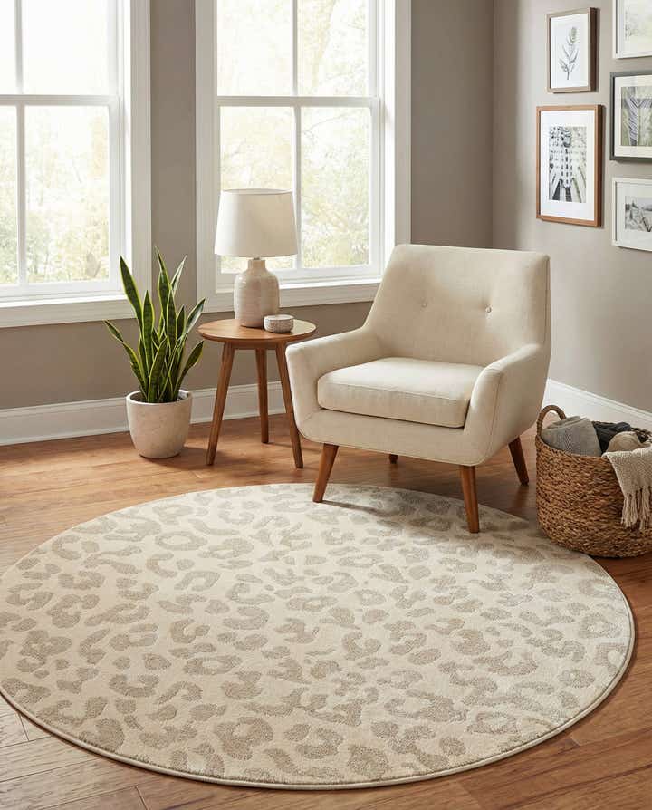 5' x 5' Contour Round Rug