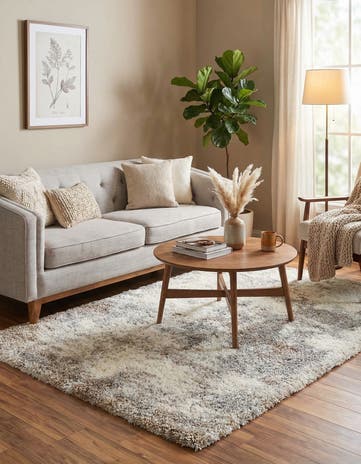 5' 3 x 8' Soft Touch Shag Rug