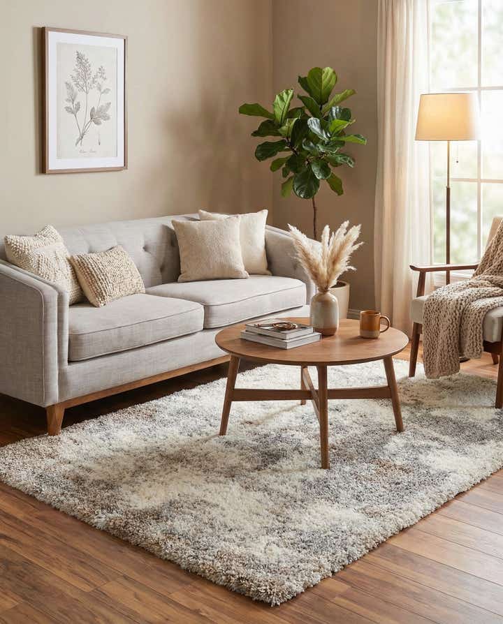 5' 3 x 8' Soft Touch Shag Rug