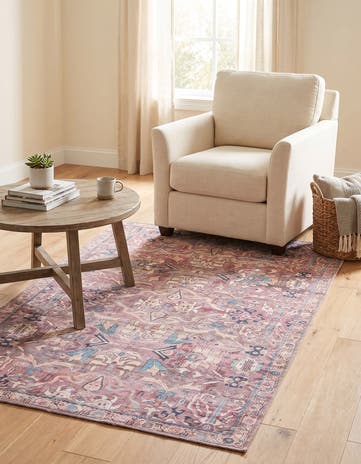 3' 3 x 5' 3 Washable Nostalgia Rug