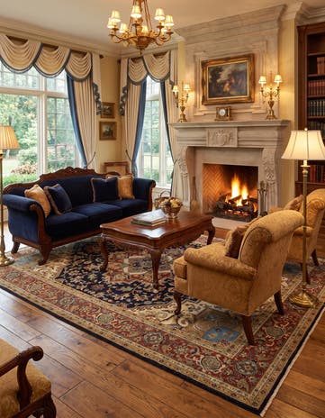 10' 1 x 13' 10 Hand Knotted Ziegler Rug