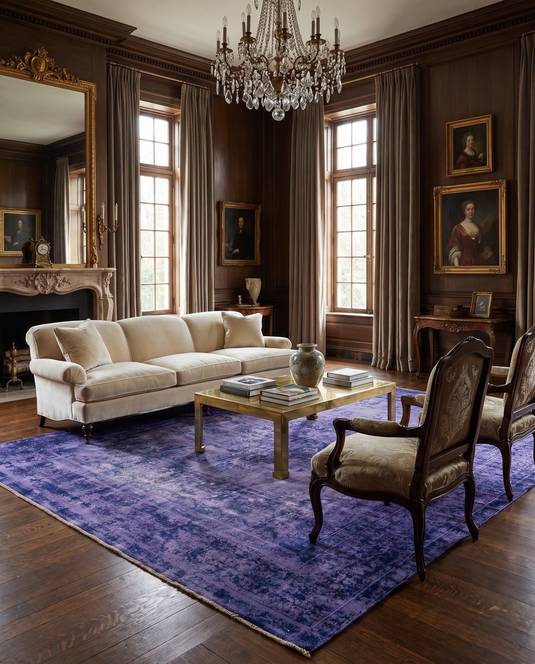 9' 7 x 12' 11 Vintage Royal Rug