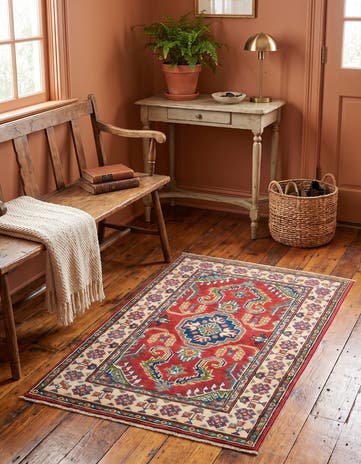 2' 7 x 4' 1 Hand Knotted Kazak Rug