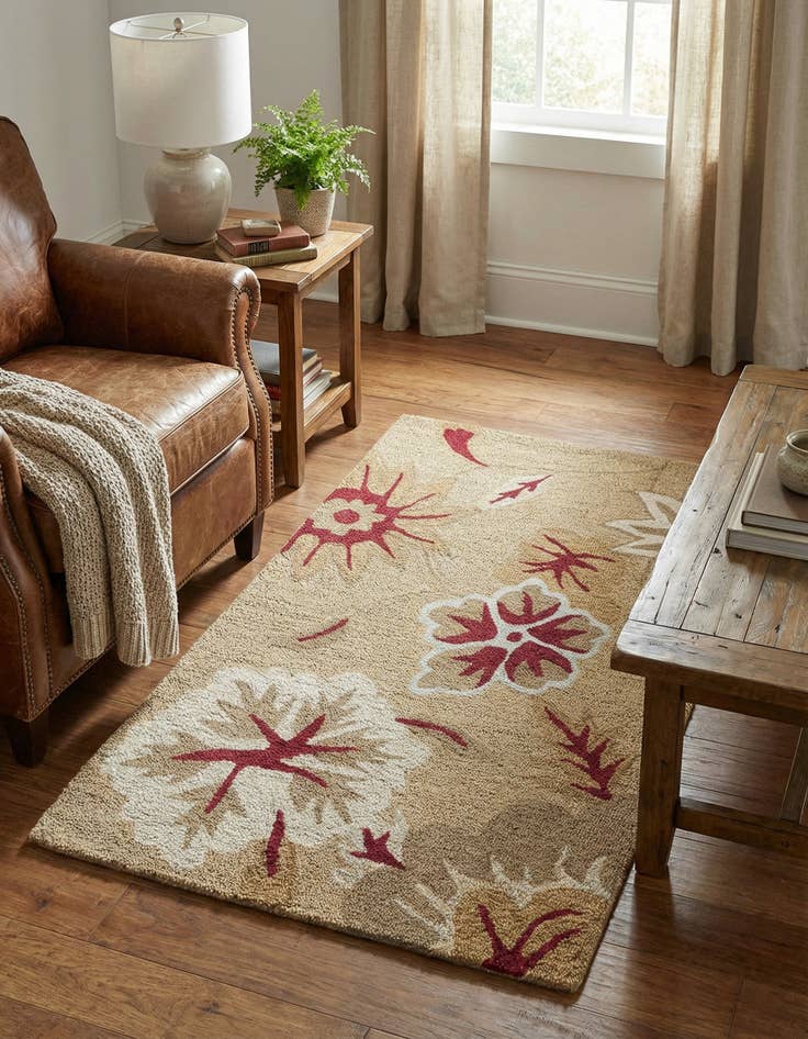 Detail image of 3' x 4' 10 Agra Rug