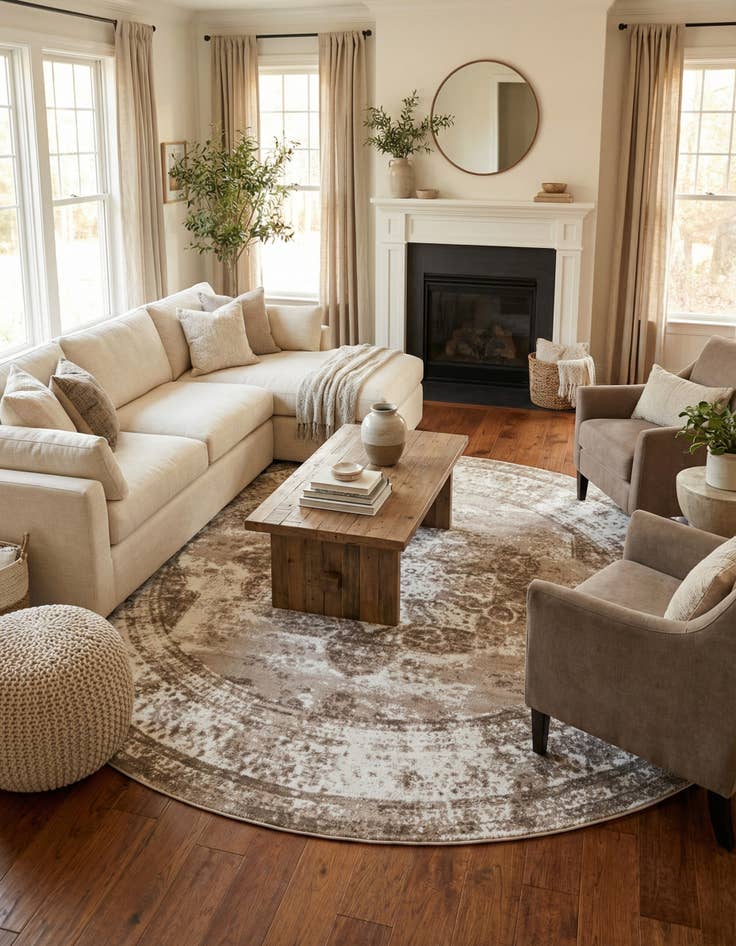 Detail image of  13' x 13' Monte Carlo Round Rug