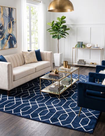 7' 10 x 10' Marilyn Monroe™ Glam Trellis Rug