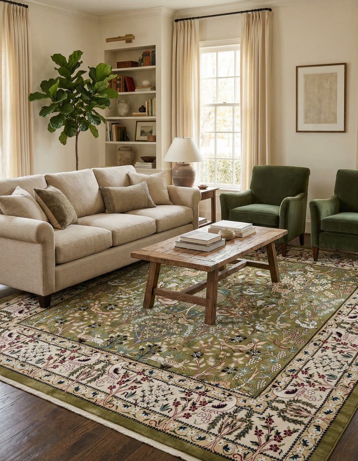 10' x 10' Nain Design Square Rug