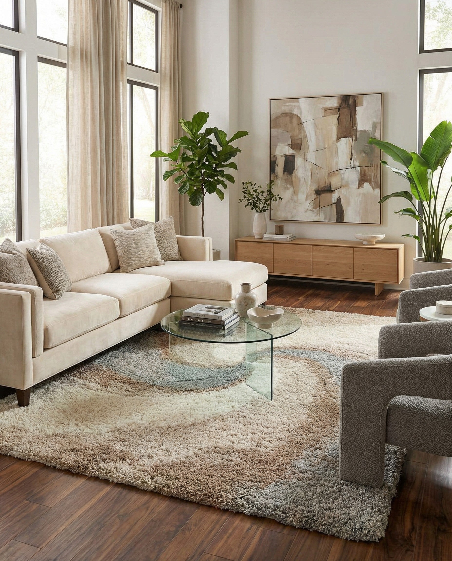 Primary image  9' x 12' Soft Touch Shag Rug