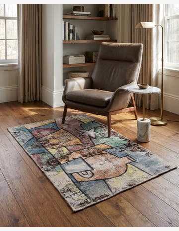 3' 2 x 5' Hand Knotted Ultra Vintage Persian Wool Rug