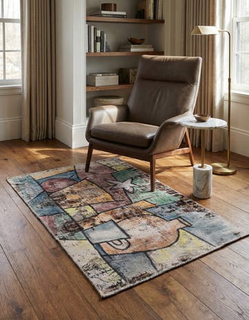 3' 2 x 5' Hand Knotted Ultra Vintage Persian Wool Rug