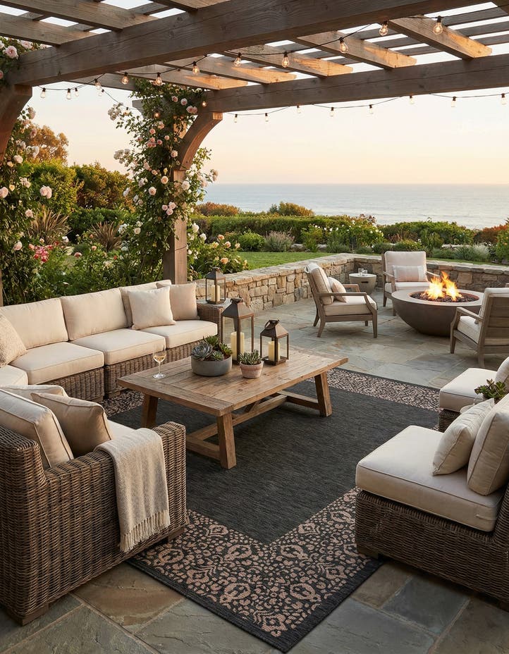 13' x 13' Easy-Clean Border Indoor / Outdoor...