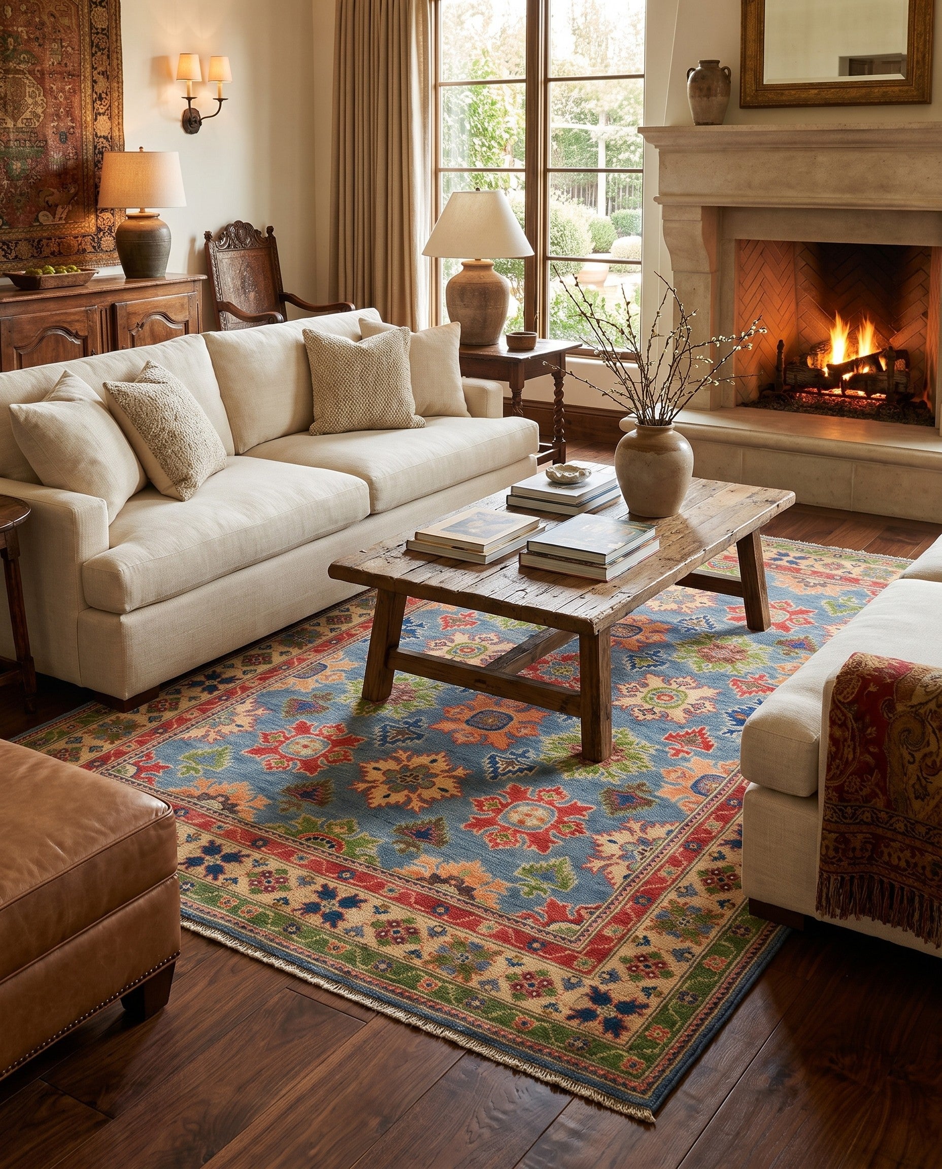 5' 1 x 7' 1 Hand Knotted Kazak Rug