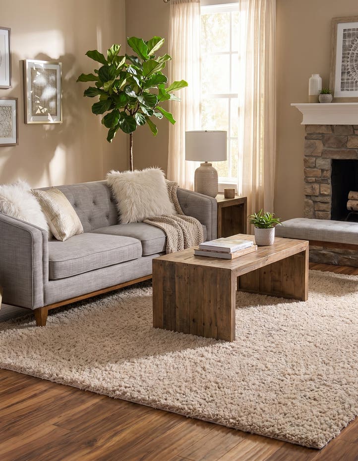 7' 10 x 7' 10 Zermatt Shag Square Rug