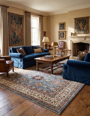 6' 5 x 10' Hand Knotted Mamluk Ziegler Rug
