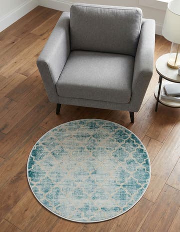 Jill Zarin 3' 3 x 3' 3 Uptown Lincoln Center Round Rug