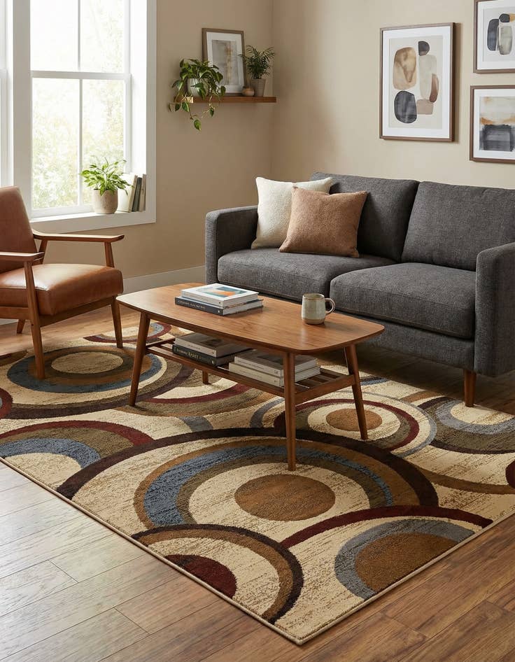 Detail image of 5' 3 x 8' Cafe Rug