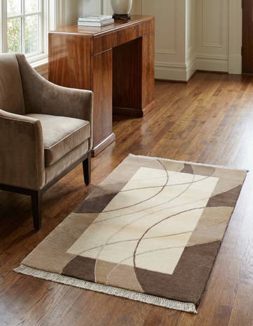 3' x 5' 1 Hand Knotted Darya Wool Rug