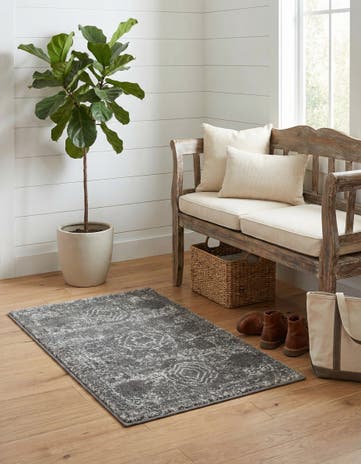 Dark Gray Dover Rug