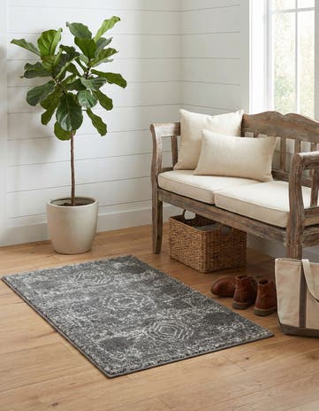 Dark Gray Dover Rug