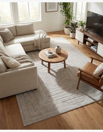 Twilight Stone Gray Textura Designer Rug