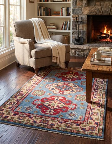 2' 8 x 4' 2 Hand Knotted Kazak Rug