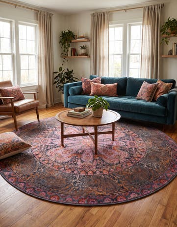 10' 6 x 10' 6 Mangata Round Rug
