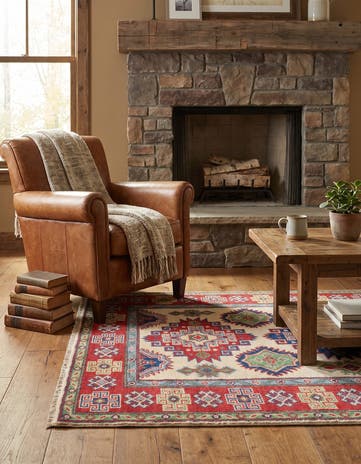 3' 3 x 5' 1 Hand Knotted Kazak Rug