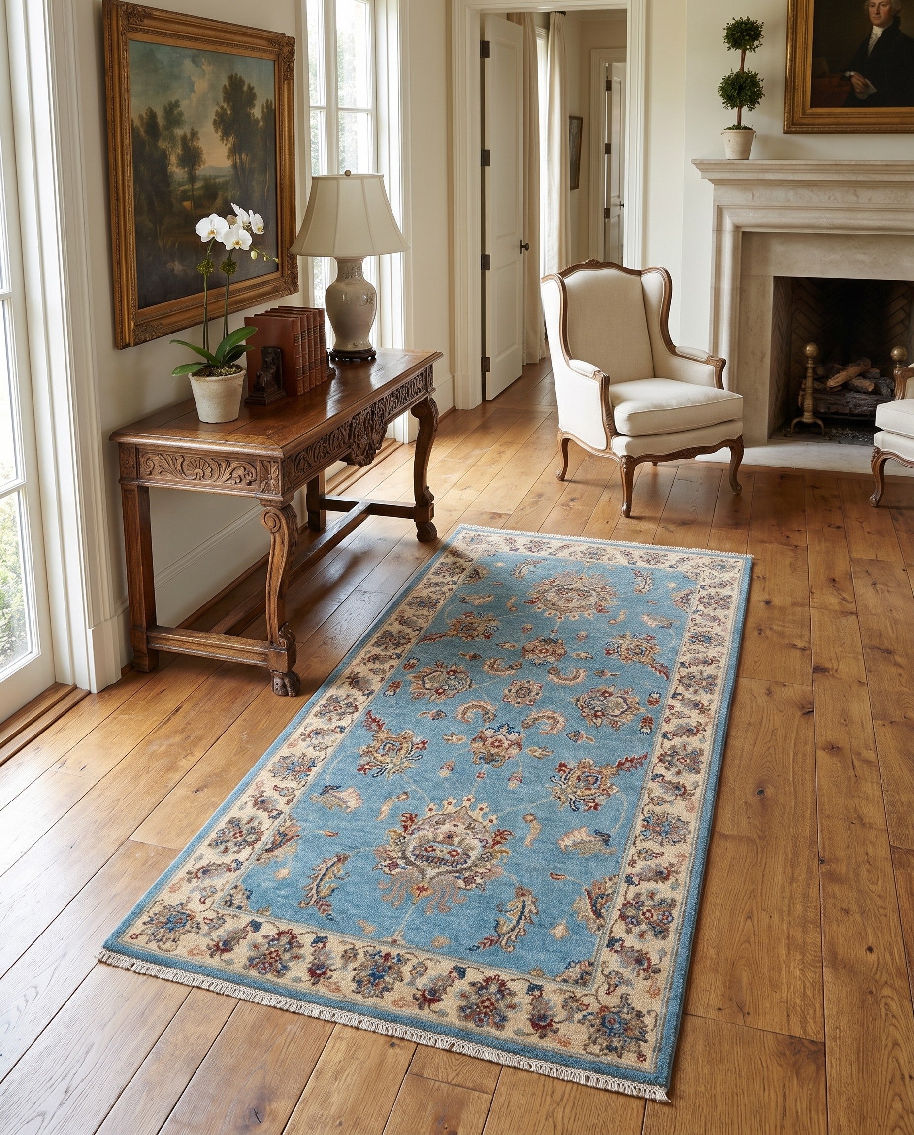 3' x 5' 2 Hand Knotted Ziegler Rug