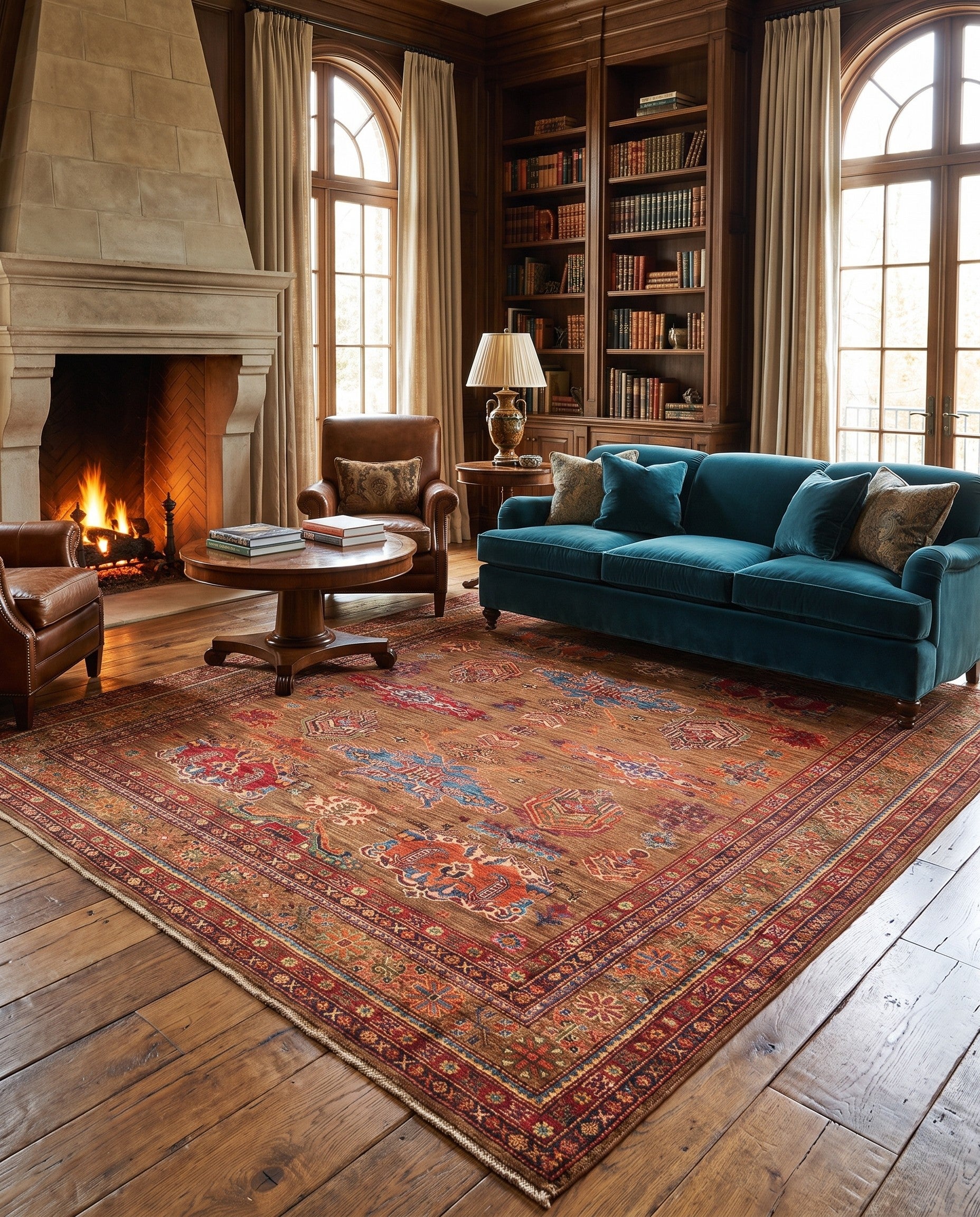 8' 4 x 10' 6 Hand Knotted Kazak Rug