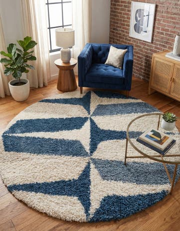 10' x 10' Athena Shag Round Rug