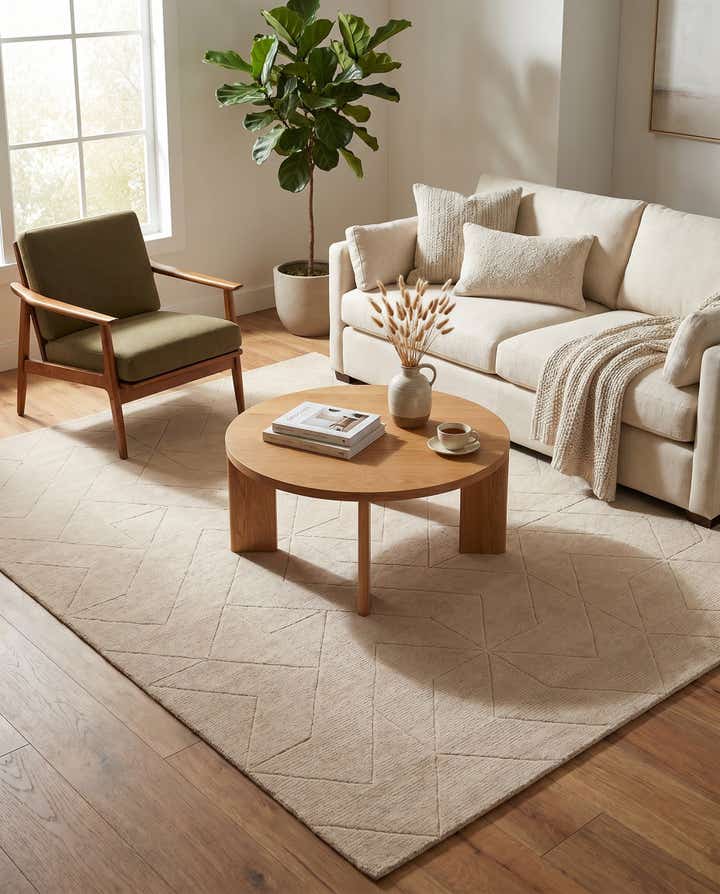7' 10 x 11' WoolCraft Geometric Rug
