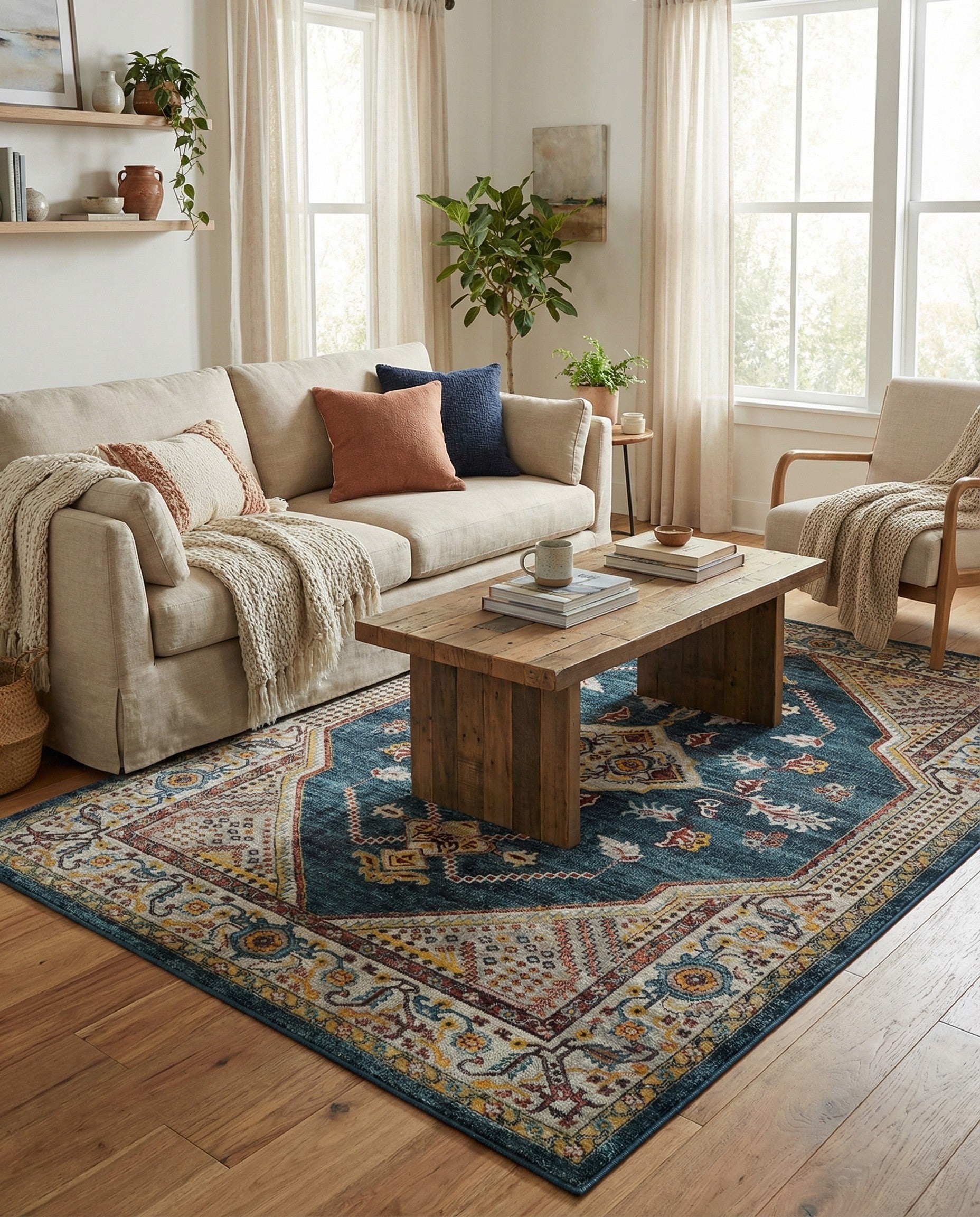 Primary image 6' x 9' Kamala Washable Rug